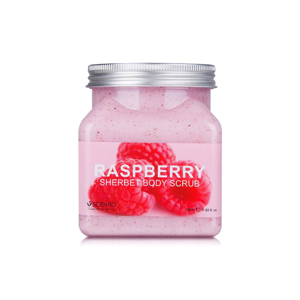 Pore Minimising Raspberry Sherbet Natural Body Scrub