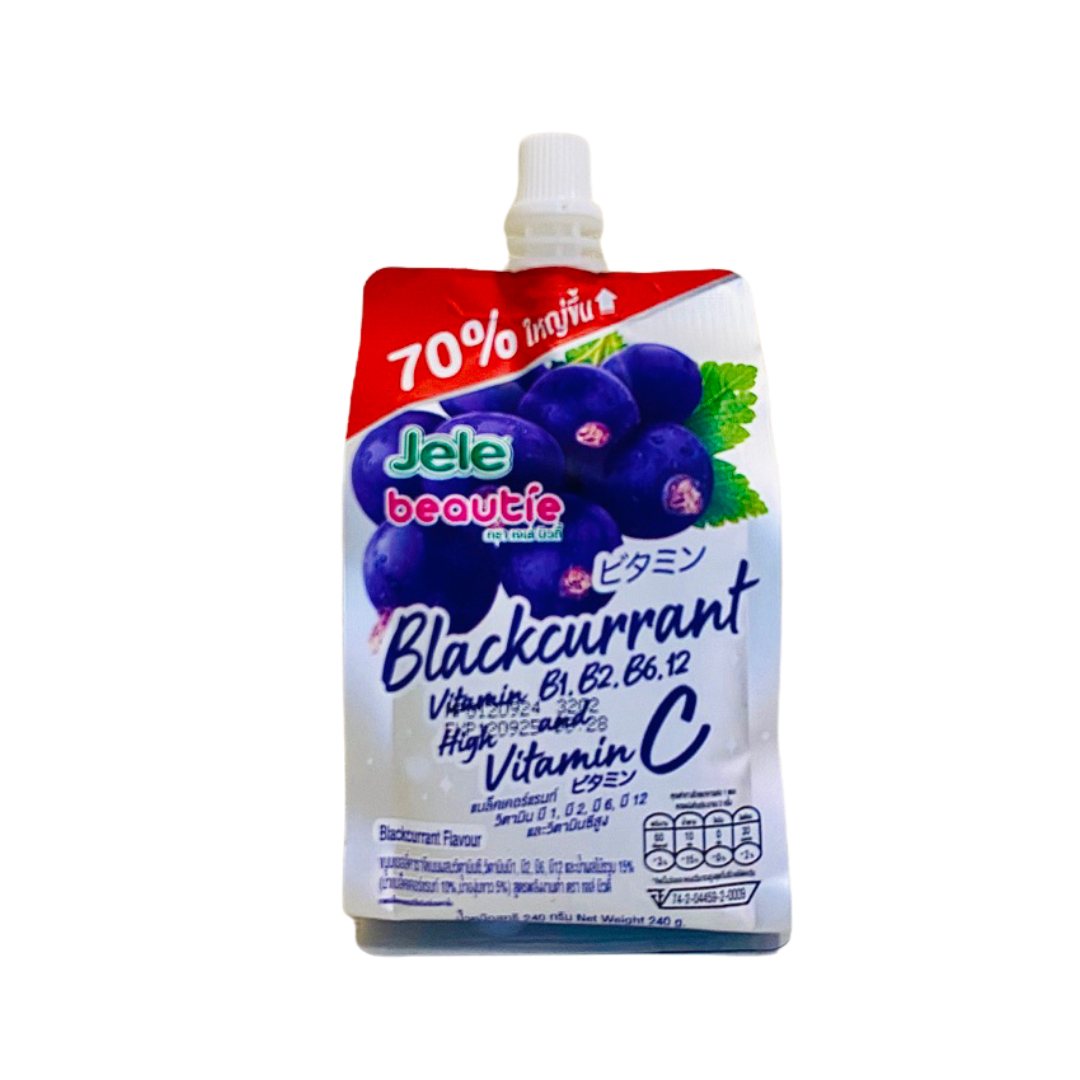 JELE BEAUTIE DRINK - BLACKCURRANT VITAMIN B1,B2,B6,B12 HIGH IN VITAMIN C