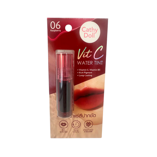 CATHY DOLL VIT C WATER TINT  - 06 RASPBERRY