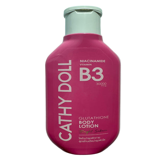 Pink bottle of Cathy Doll Glutathione Body Lotion 